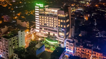 Front of property – evening/night