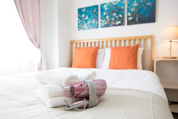 1 bedroom, desk, iron/ironing board, free WiFi