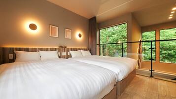 2 makuuhuonetta, työpöytä, ilmainen Wi-Fi, vuodevaatteet