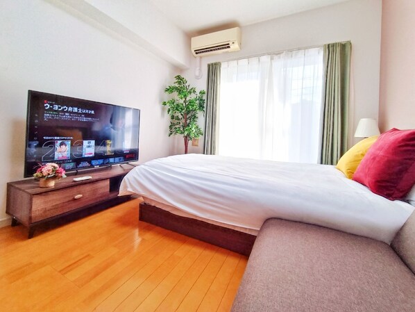 1 多间卧室、免费 WiFi、床单