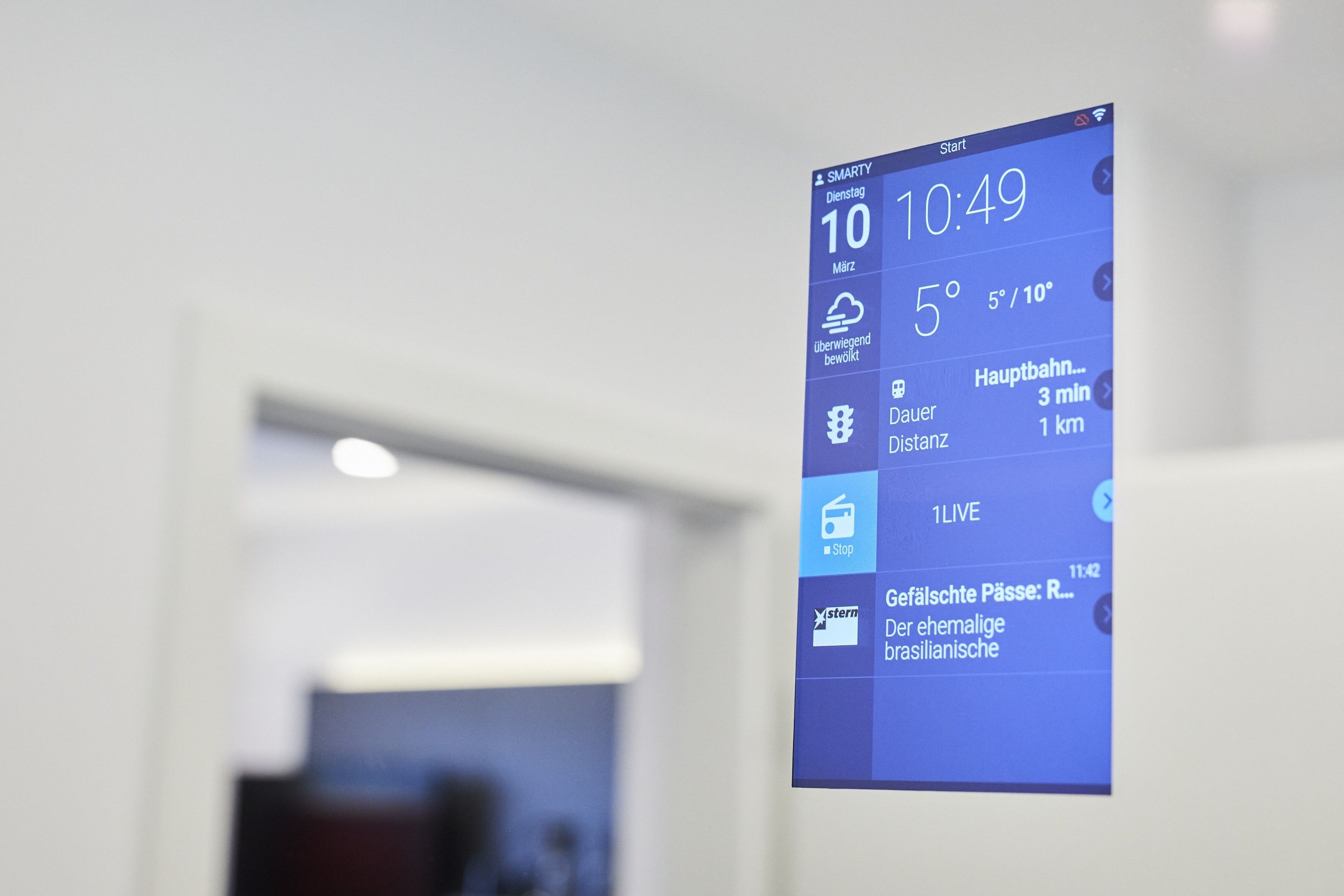 signature double room | living area | 32-inch flat-screen tv with cable channels, tv, tablet