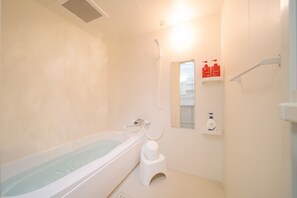 Hair dryer, towels