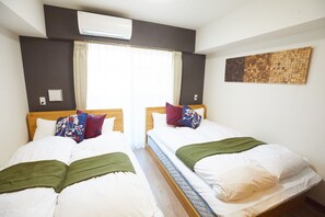 1 多间卧室、免费 WiFi、床单