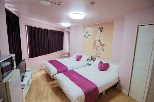 1 間睡房、書桌、免費 Wi-Fi、床單