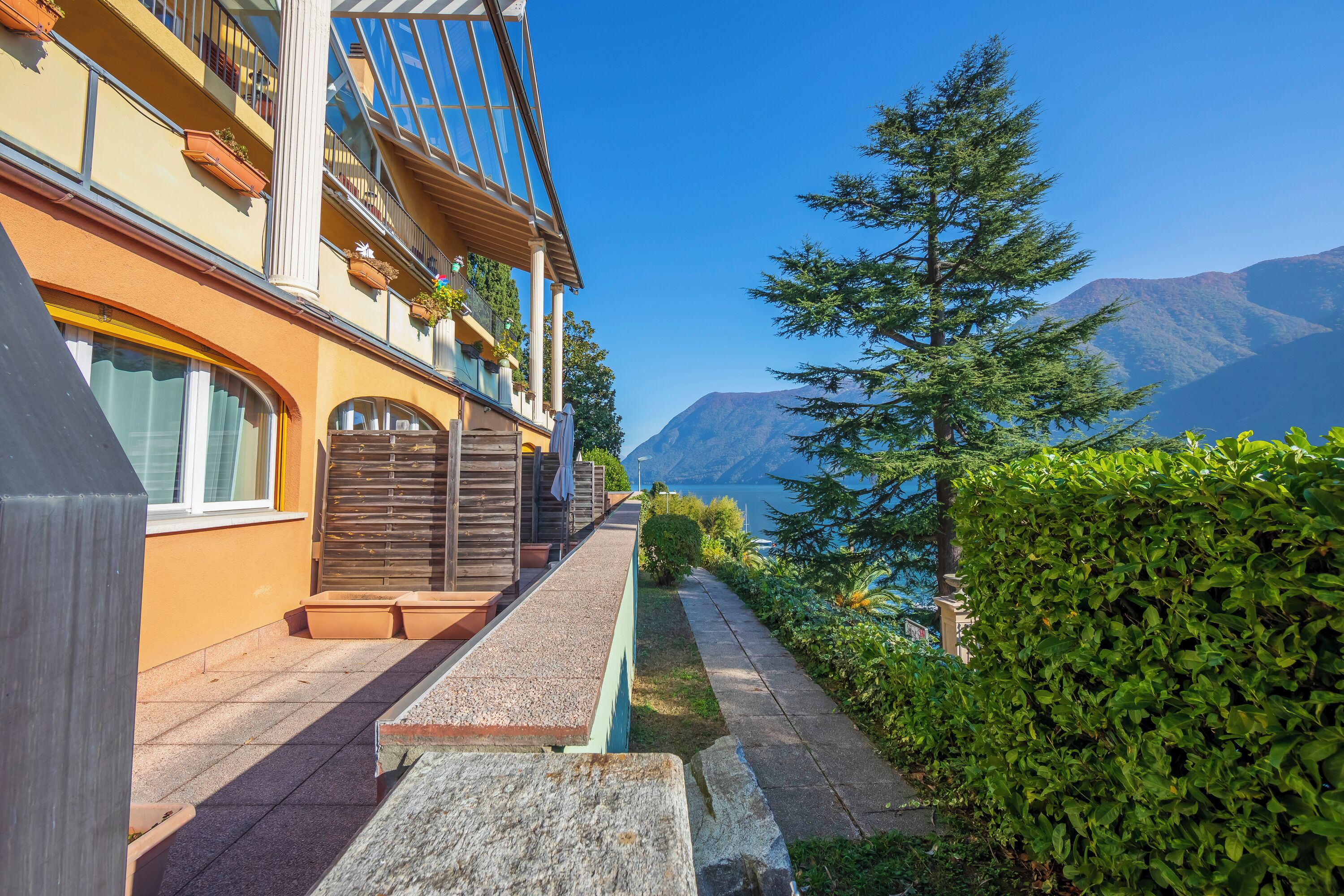 Standard Studio, Mountain View (Orchidea Apt. 4 Front Lake) | Terrace/patio
