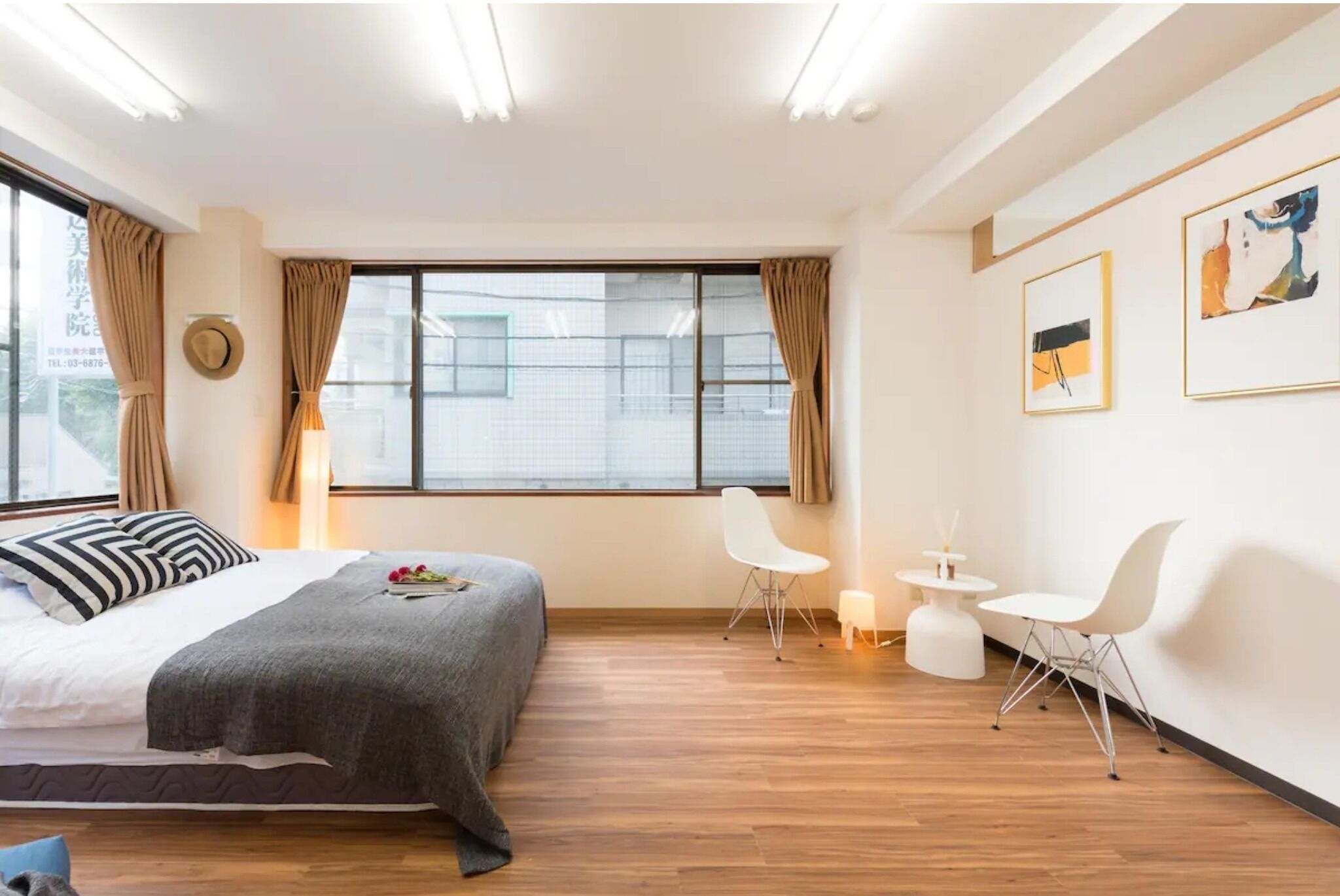 2 bedrooms, desk, free WiFi, bed sheets