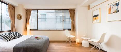 2 chambres, bureau, Wi-Fi gratuit, draps fournis