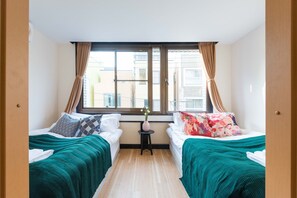 1 makuuhuone, työpöytä, ilmainen Wi-Fi, vuodevaatteet