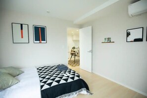 2 chambres, bureau, Wi-Fi gratuit, draps fournis
