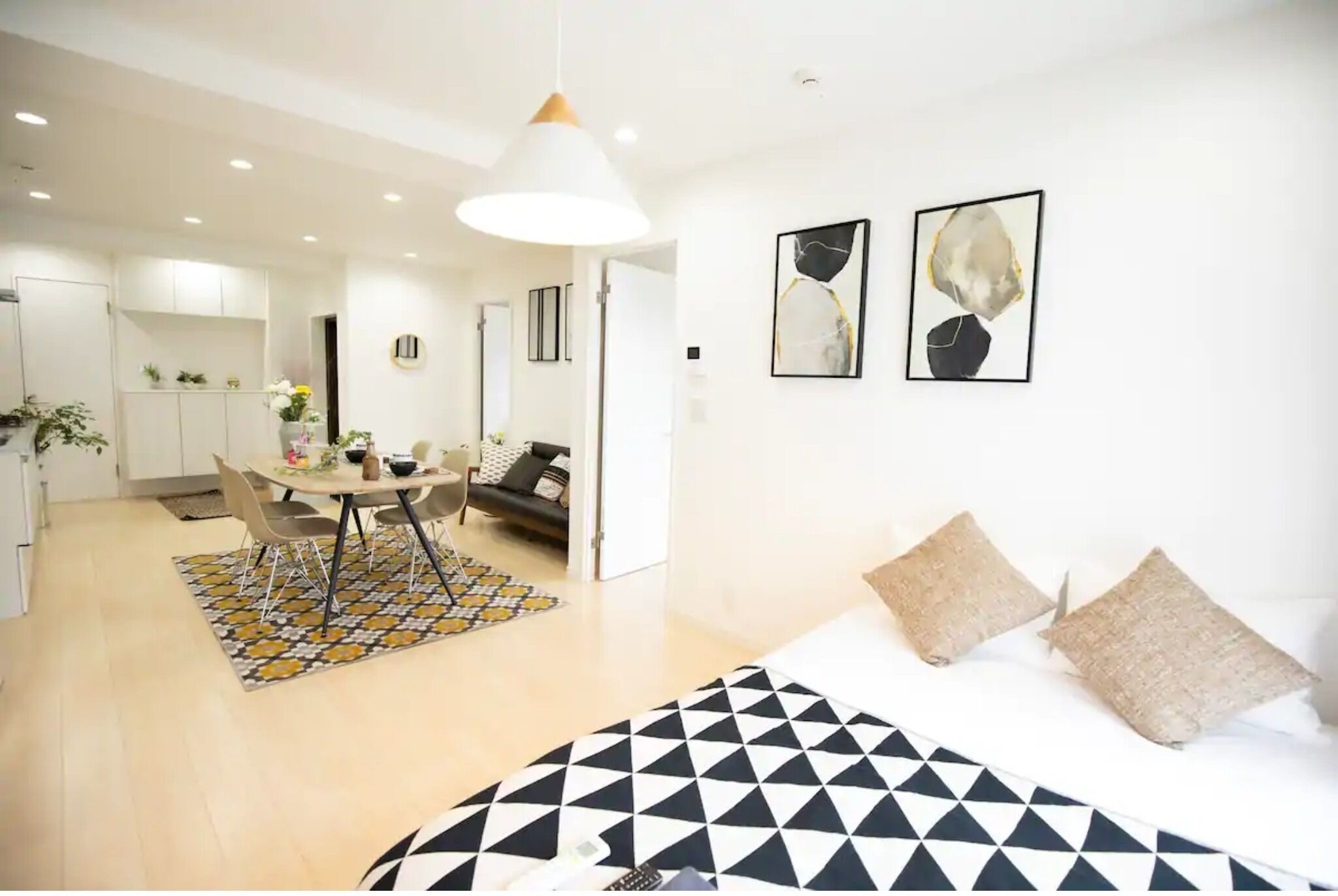 2 bedrooms, desk, free WiFi, bed sheets