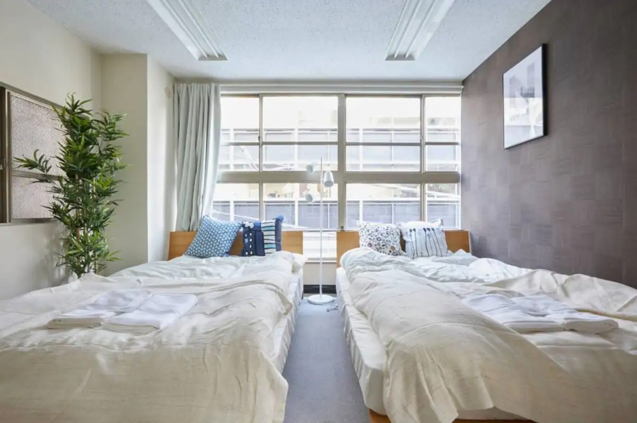 2 chambres, bureau, Wi-Fi gratuit, draps fournis