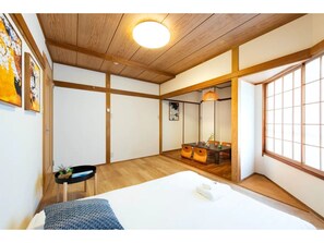 2 chambres, bureau, accès au Wi-Fi (inclus), literie fournie