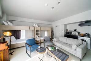 1 間睡房、熨斗/熨衫板、免費 Wi-Fi、床單