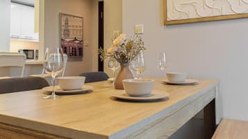 Design-huoneisto, 1 makuuhuone | Oleskelualue | Taulutelevisio