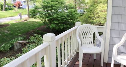 This is a timeshare condominium complex located on the northern end of Chautauqua Institution at 20 Elm Lane.