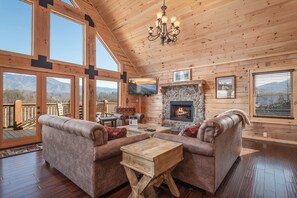 TV, caminetto, videogiochi