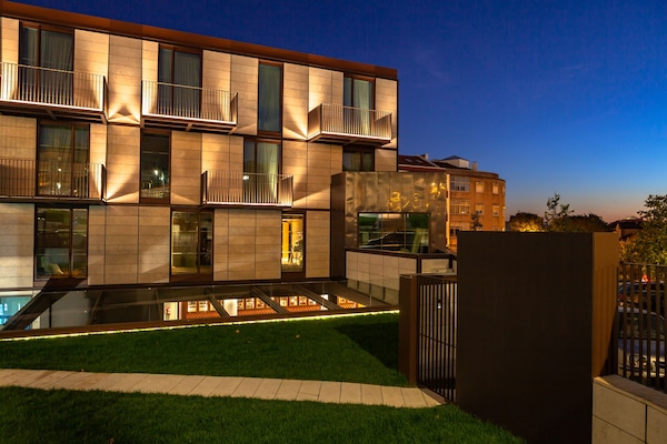 Front of property - evening/night