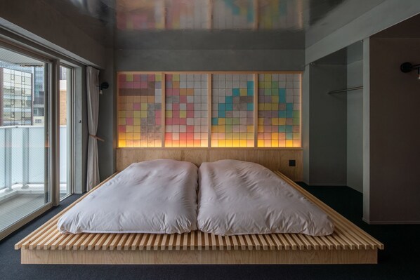 1 室のベッドルーム、WiFi (無料)、ベッドシーツ