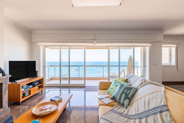 Apartment, 3 Bedrooms | Living area | 50-cm flat-screen TV with cable channels, TV