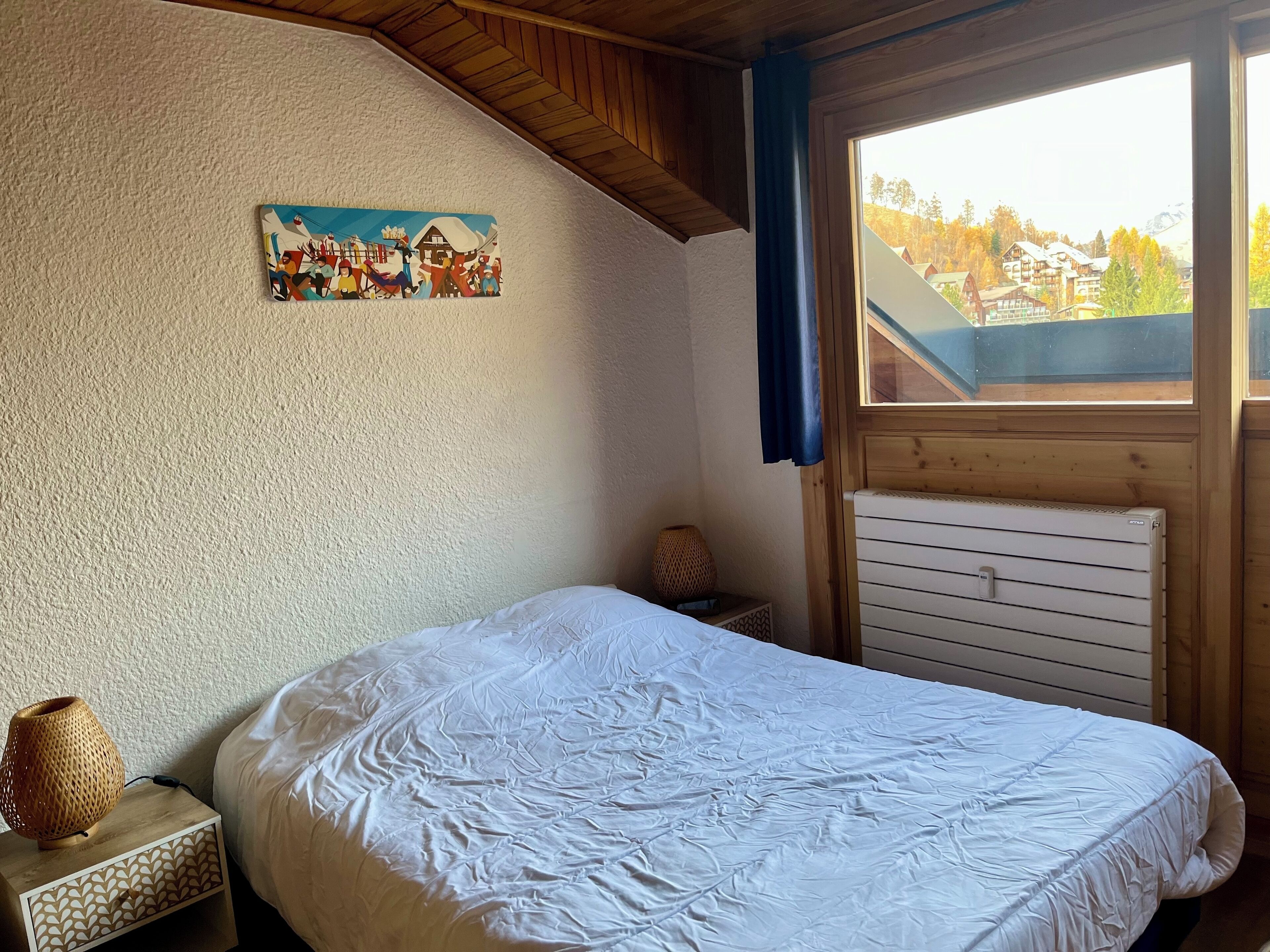 2 chambres, lit parapluie