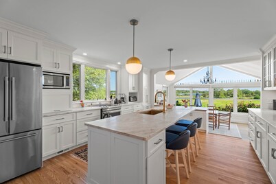 Sunny Stonington Home, Spectacular Views