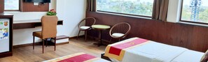 Minibar, individually furnished, desk, laptop workspace