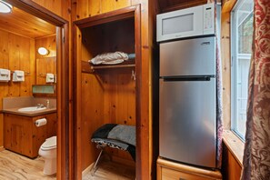 Hårtork och handdukar