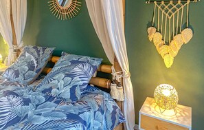 2 chambres, lit parapluie, Wi-Fi gratuit, draps fournis