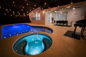 Outdoor pool, a heated pool - Spacious Home w/ Private Pool, Game Room & Themed Bedrooms - Near Disney! (Kissimmee)