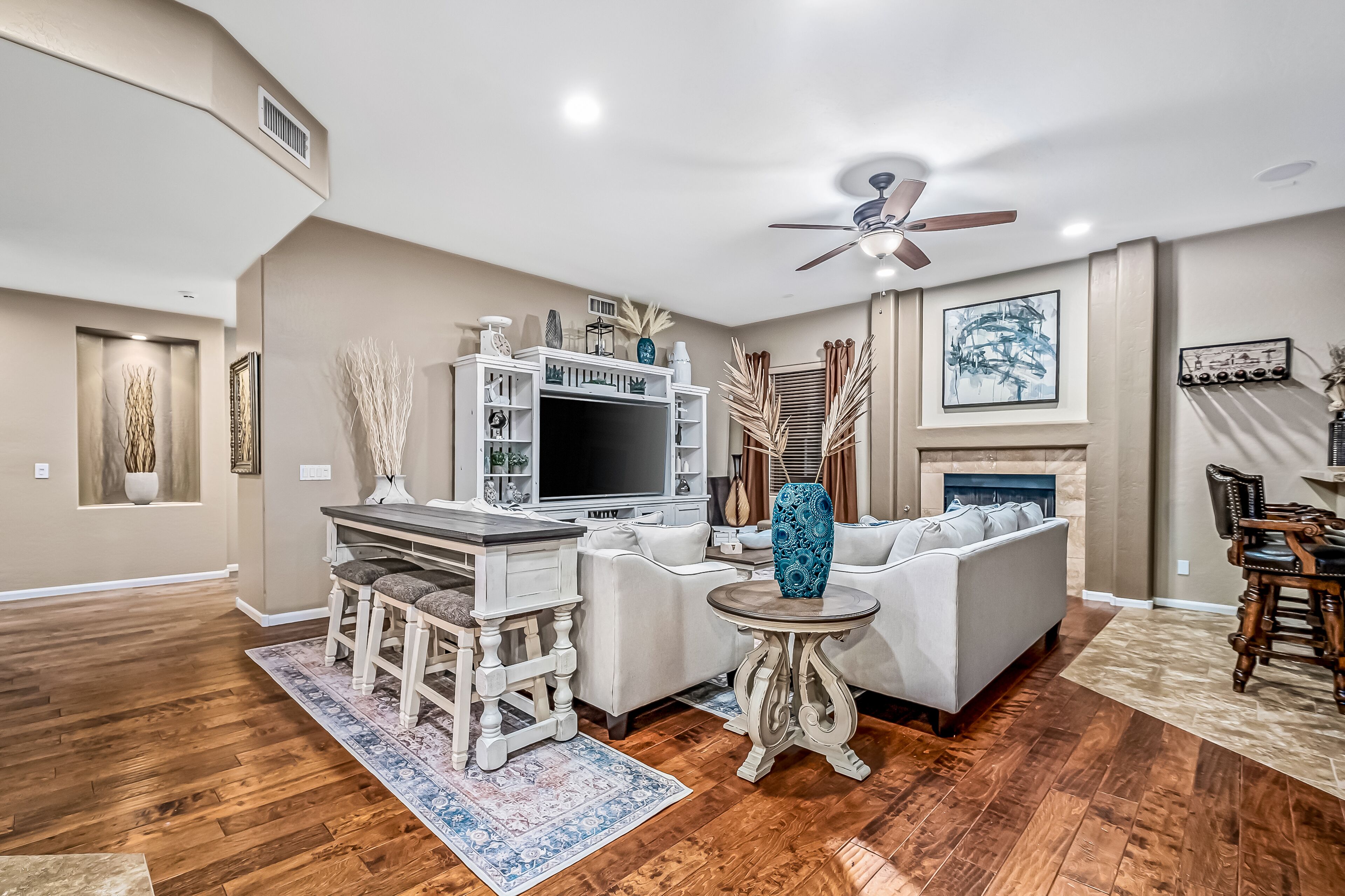 Beautiful, dog-friendly home with a private pool, game room & putting green