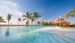 A heated pool - Oceanview Molino de Agua 701 Beach House Condo 3BD Condo for rent in Los Muertos (Puerto Vallarta)