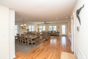TV, fireplace, video games, DVD player