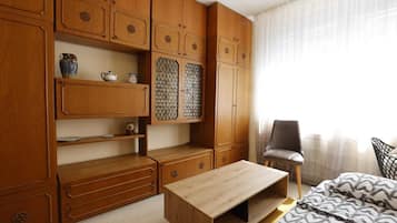Family Apartment | 2 bedrooms, desk, blackout drapes, soundproofing