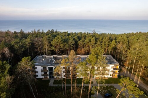 Grunwaldzka 6B Pobierowo | Helles Studio am Strand | Balkon