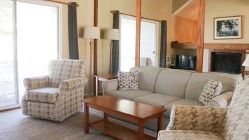 Cheminée, lecteur de DVD