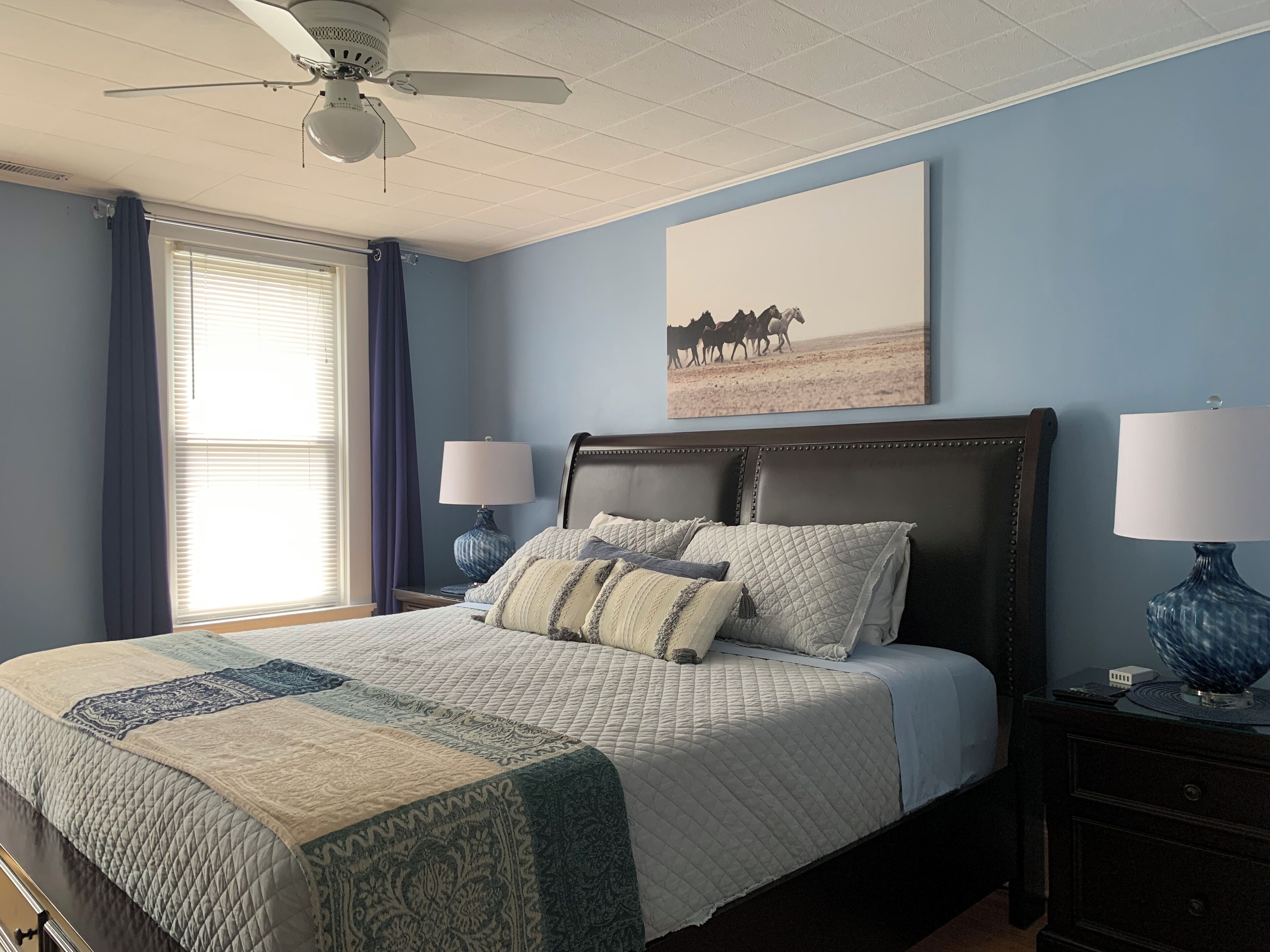 2 bedrooms, desk, free WiFi, bed sheets
