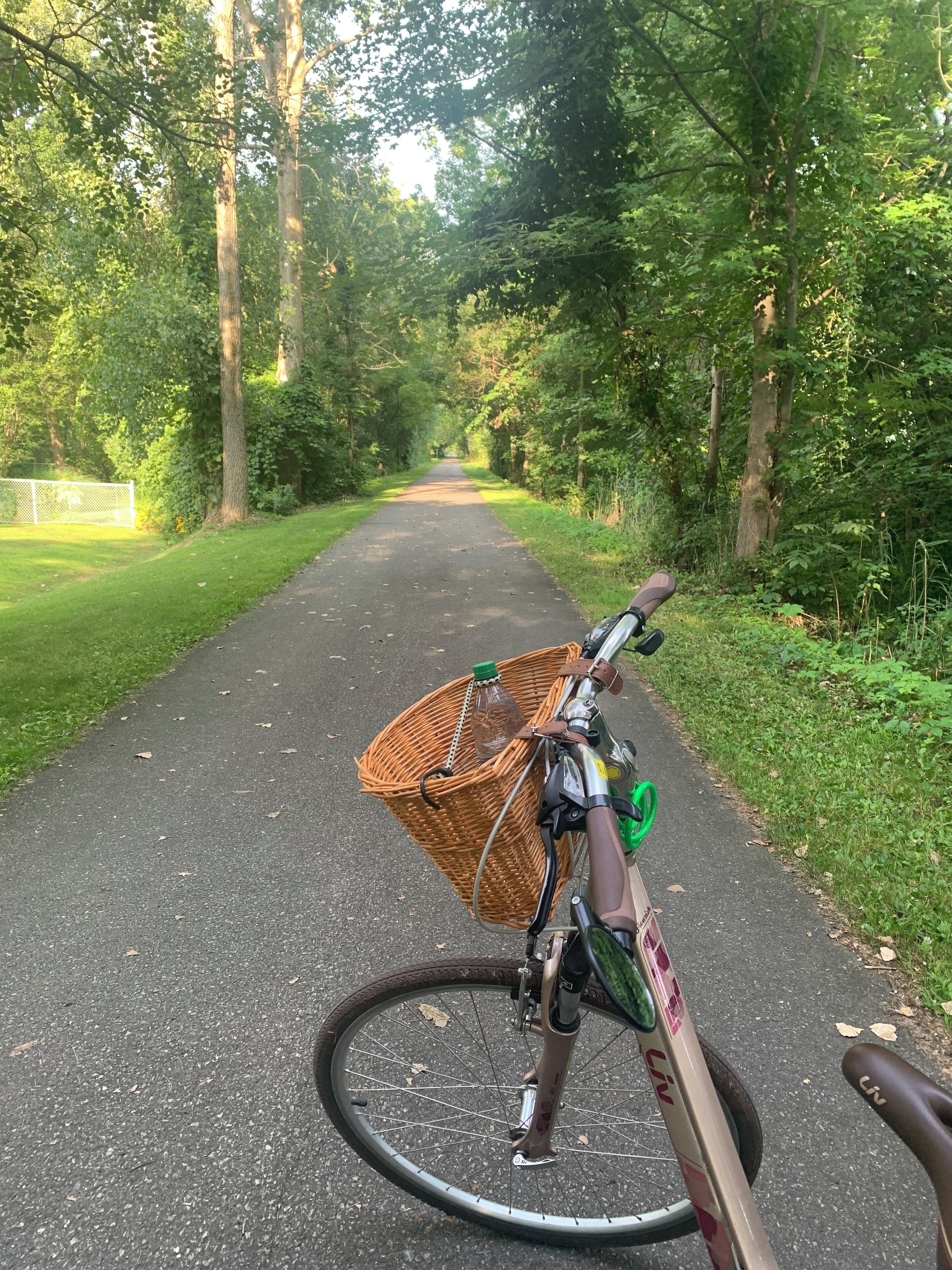 The friendship trail is just at the end of the street. 