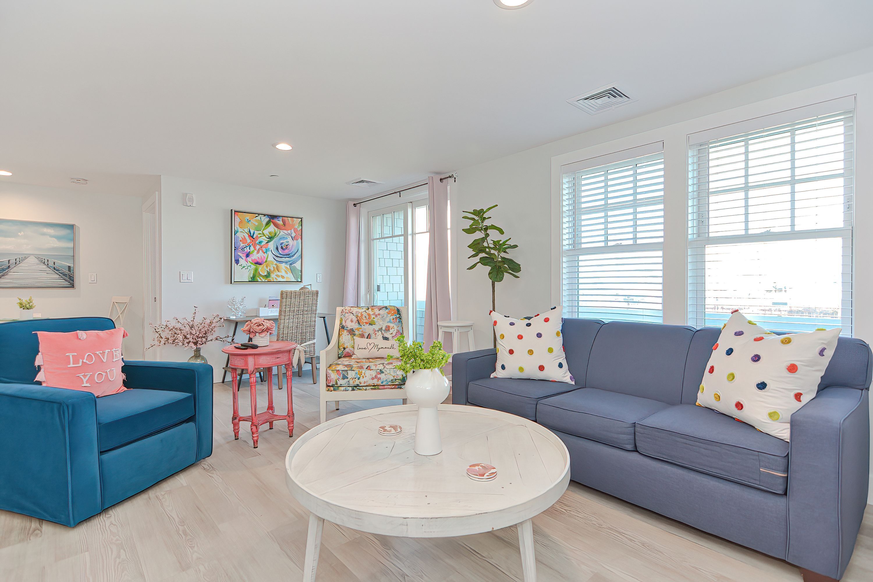 Luxury Mayflower & Harbor View Condo at Harbourtown with Long Private Balcony in Plymouth, United States