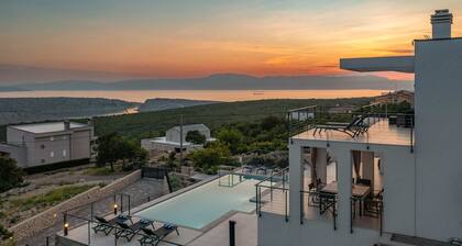 Stella Maris - contemporary villa with a pool and a sauna by MyWaycation