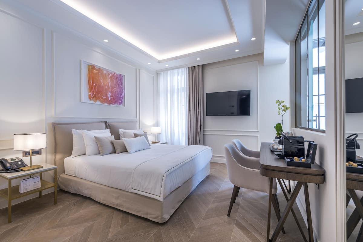 Standard Room with Balcony (Residence - Annex building) | 1 dormitorio, sábanas de algodón egipcio, ropa de cama de alta calidad