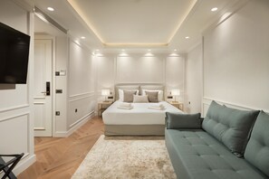 Egyptian cotton sheets, premium bedding, pillowtop beds - The Residence Aiolou Hotel & Spa (Athens)