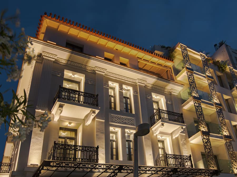 Front of property – evening/night