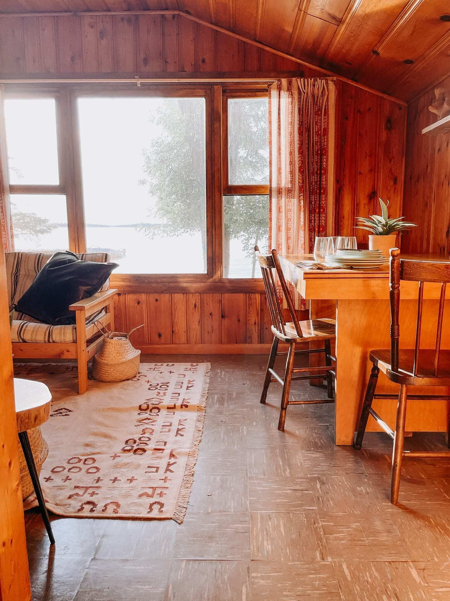TV, fireplace, books