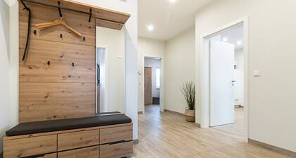 Ferienhaus für 6 Gäste mit Sauna, Kamin und Seeblick in Walchum