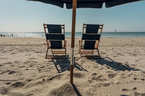 On the beach