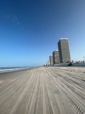 En la playa 