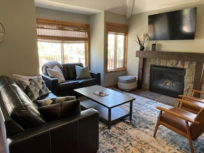 Smart TV, fireplace, offices