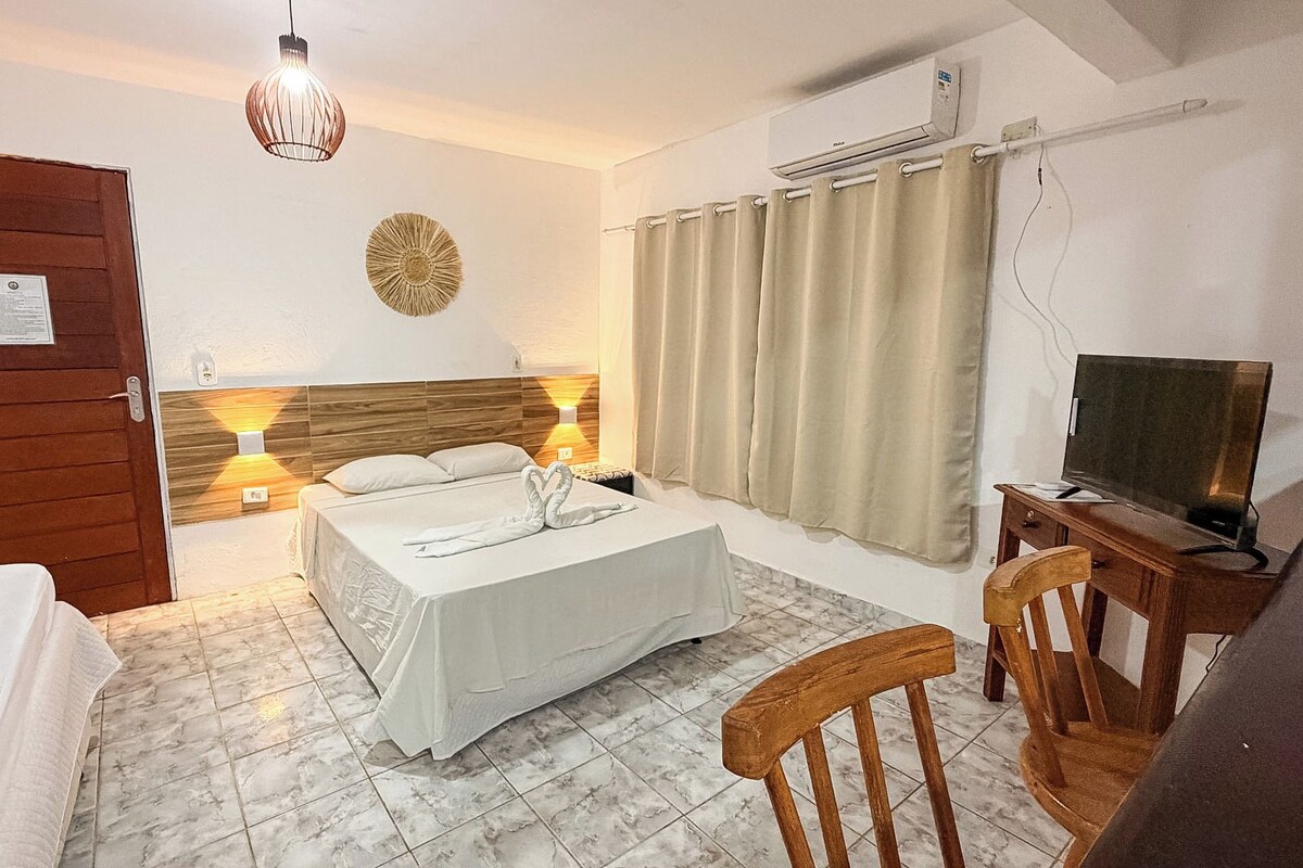 Minibar y ropa de cama 