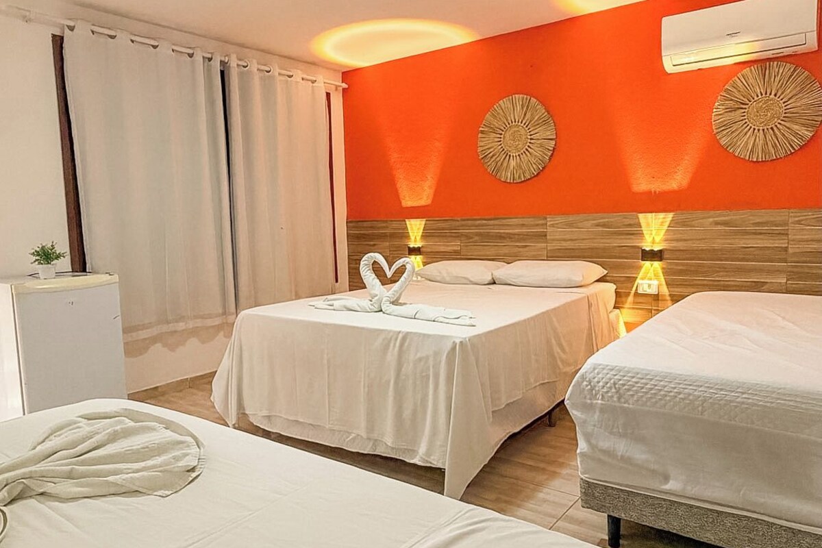 Minibar y ropa de cama 