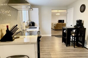 Fridge, microwave, oven, stovetop - Private 2BR Hermann Home w/ Deck + Trolley Pickup - Great Event-Ready Stay! (Hermann)